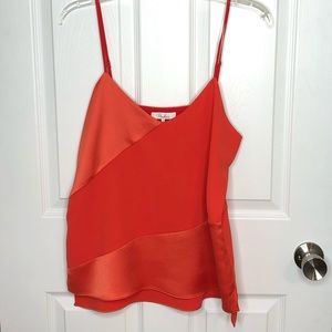 Parker Sabina color block orange tank